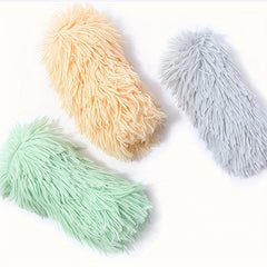 Pet Plush Pillow with Ring Paper Chew Toy