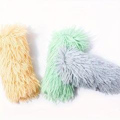 Pet Plush Pillow with Ring Paper Chew Toy