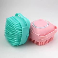 Soft Silicone Pet Bath Massage Gloves Brush for Dogs Cats
