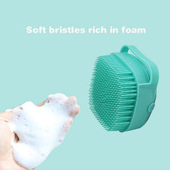Soft Silicone Pet Bath Massage Gloves Brush for Dogs Cats