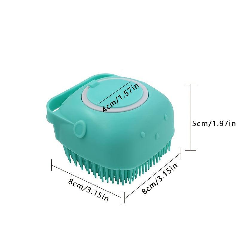 Soft Silicone Pet Bath Massage Gloves Brush for Dogs Cats
