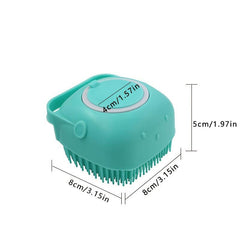 Soft Silicone Pet Bath Massage Gloves Brush for Dogs Cats