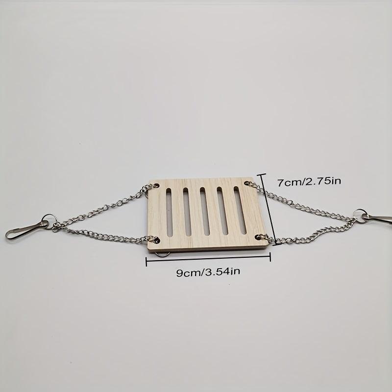 Small Pet Swing Seesaw Nest Solid Wood Decoration Toy