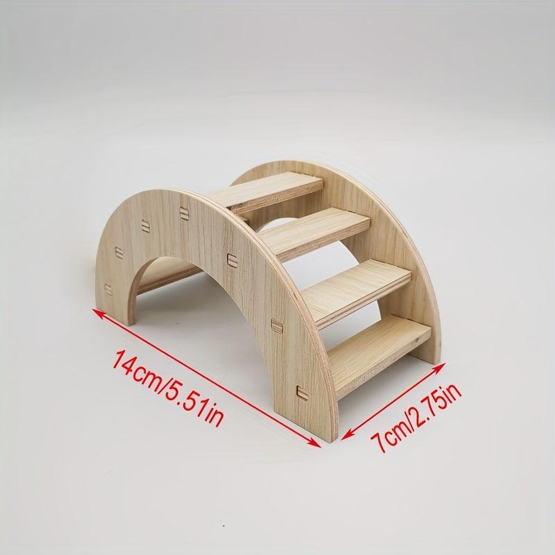 Small Pet Swing Seesaw Nest Solid Wood Decoration Toy