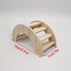 Small Pet Swing Seesaw Nest Solid Wood Decoration Toy