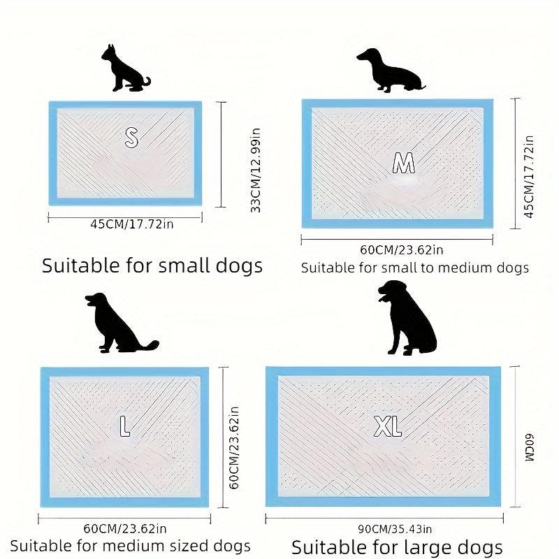 20pcs Dog Diaper Pads Disposable Puppy Training Mats Absorbent Urine Pads