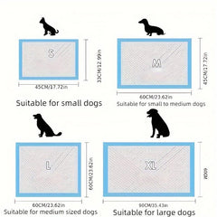 20pcs Dog Diaper Pads Disposable Puppy Training Mats Absorbent Urine Pads