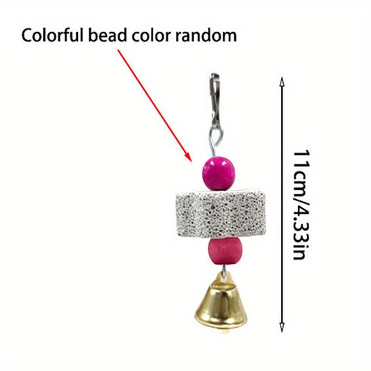 Bird Stones Parrot Teeth Cuttlefish Biting Skewers Wood Toys Bird Supplies