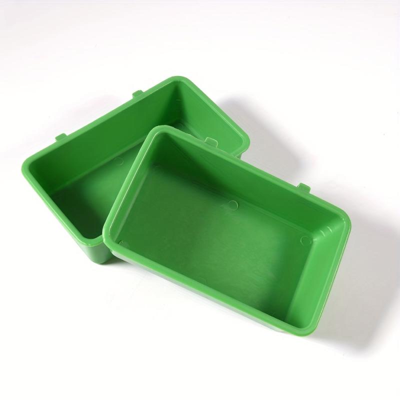 Creative Green Bird Food Tray Parrot Bathtub Cage Accessories