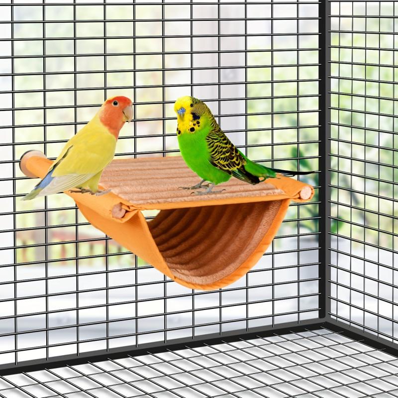 Winter Warm Bird Nest Bed Hanging Hammock Snuggle Hut Parrot House Tent Toy