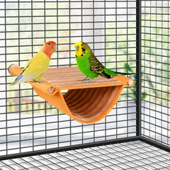 Winter Warm Bird Nest Bed Hanging Hammock Snuggle Hut Parrot House Tent Toy