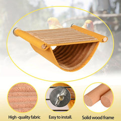 Winter Warm Bird Nest Bed Hanging Hammock Snuggle Hut Parrot House Tent Toy