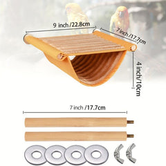 Winter Warm Bird Nest Bed Hanging Hammock Snuggle Hut Parrot House Tent Toy