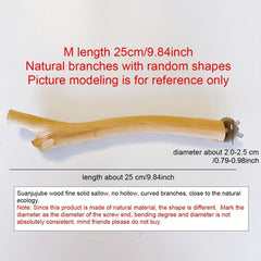 Natural Parrot Perch Bird Station Tree Stick Paw Grinding Climbing Branch Toy