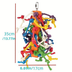 Colorful Bird Toy For Medium And Large Parrot
