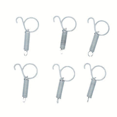 6pcs Metal Finger Spring Latch Hook for Pet Bird Cage Door