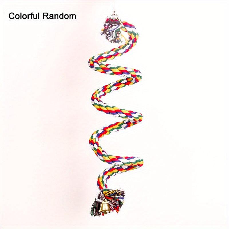 Colorful Climbing Parrot Toys Changeable Shape Comfy Perch Parrot Toys