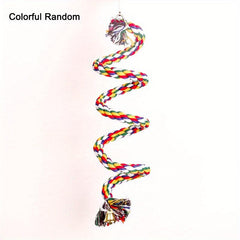 Colorful Climbing Parrot Toys Changeable Shape Comfy Perch Parrot Toys