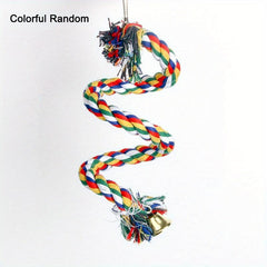 Colorful Climbing Parrot Toys Changeable Shape Comfy Perch Parrot Toys