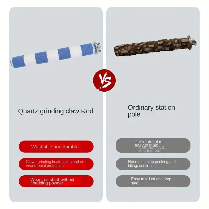 Bird Paw Grinding Stick for Parrot and Cockatiel Cage