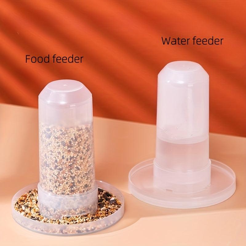 Rutin Chicken Feeder & Waterer Automatic Parrot Feeder