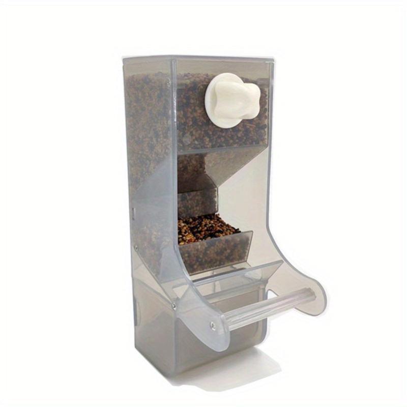 Large Capacity Parrot Feeder with Anti Splash Box