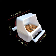 Automatic Parrot Feeder Hanging Bird Seed Container