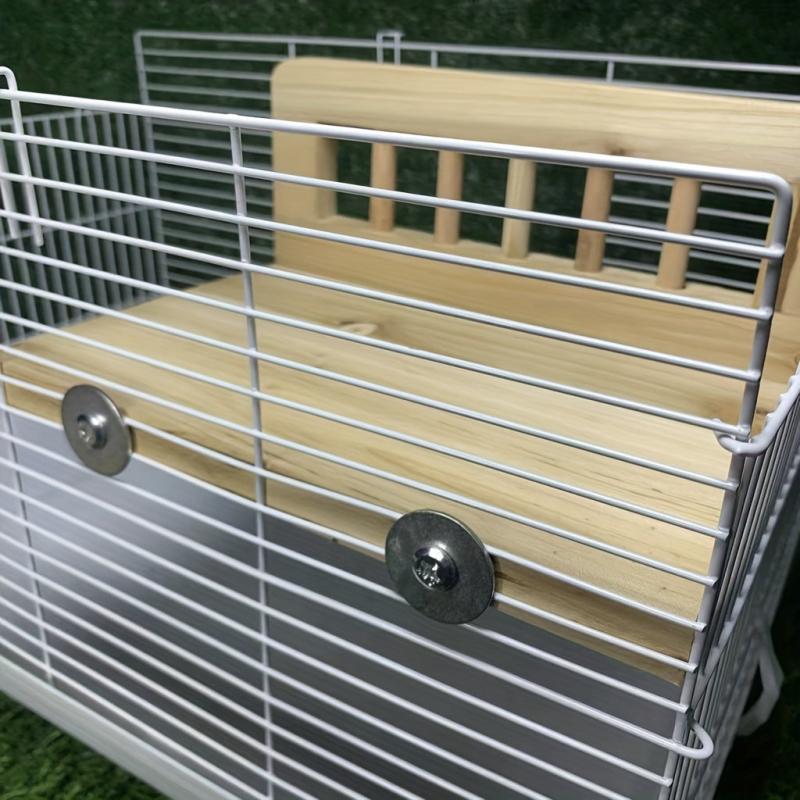 Bird Perch Board Rail Rest Station for Parrot Cage