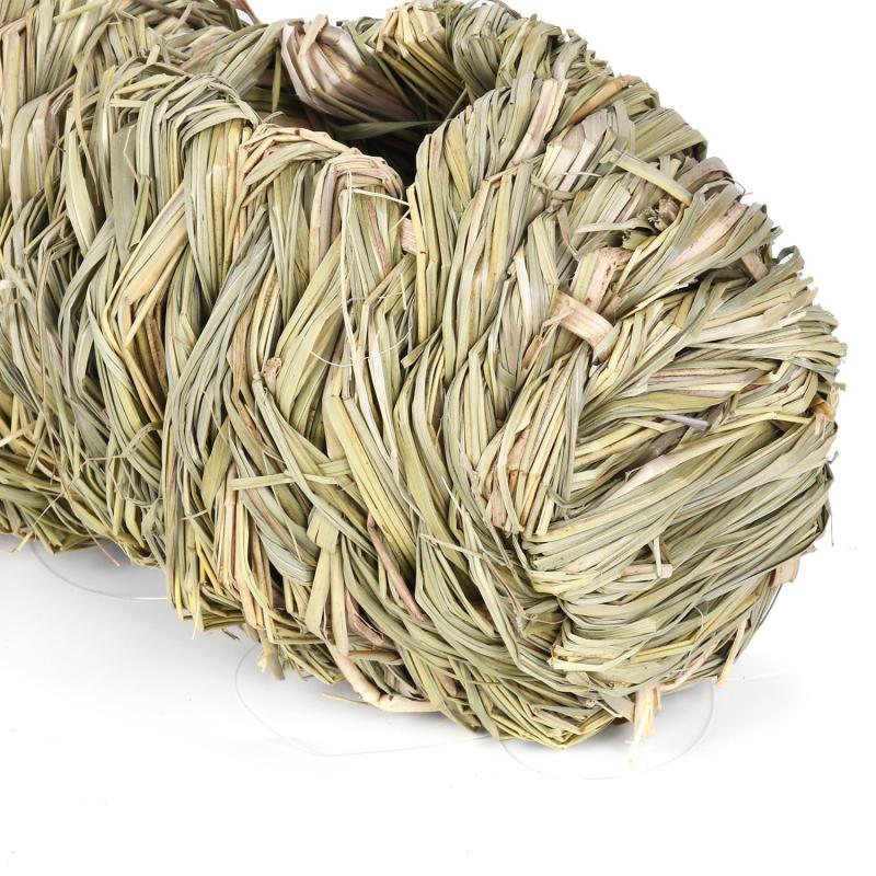 Handwoven Finch Bird House Natural Grass Nest Shelter Hut