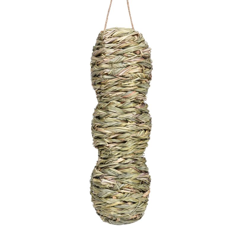 Handwoven Finch Bird House Natural Grass Nest Shelter Hut