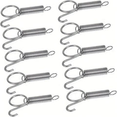 10pcs Rabbit Cage Door Metal Finger Spring Hooks Hamster Cage Accessories