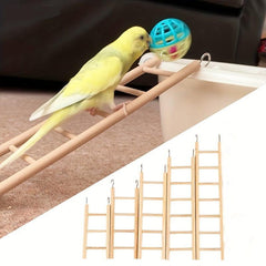 5pcs Parrot Wooden Toy Hamster Climbing Ladder