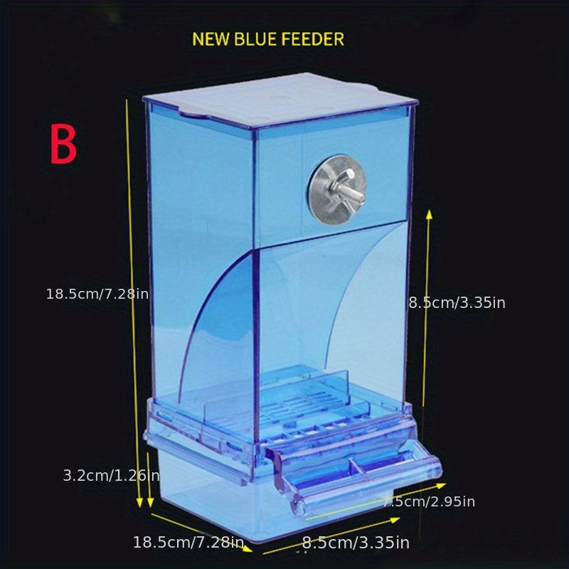 Automatic Parrot Feeder Acrylic Seed Food Container