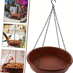 Durable Hanging Parrot Feeder with Easy to Clean Containers