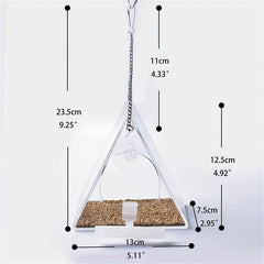 Acrylic Window Bird Feeder with Suction Cup