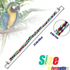 Bird Rope Perches Climbing Rope Parrot Toys Bird Rope Perch For Parrots