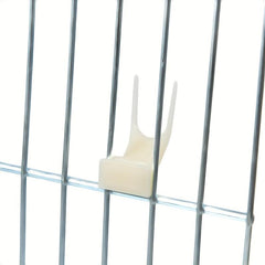 2pcs Parrot Fruit Forks for Pet Bird, Plastic Food Holder Feeding on Cage