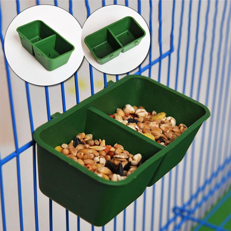 Bird Feed Box For Wire Cage Rabbit Cage Bird Utensils