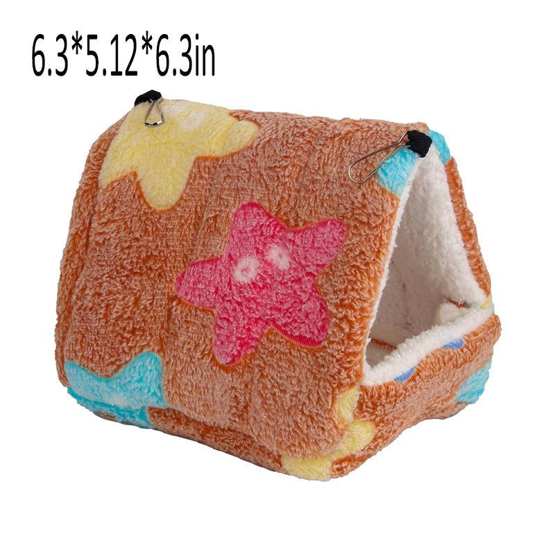 Cozy Bird Nest Hammock for Parrots and Parakeets Soft Sleeping Bed