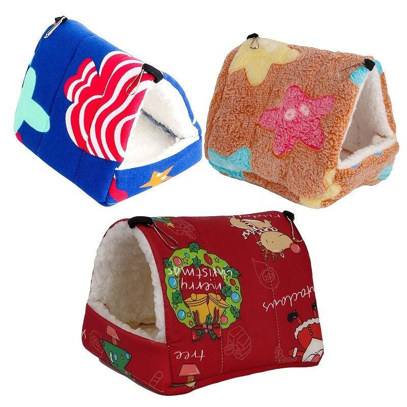 Cozy Bird Nest Hammock for Parrots and Parakeets Soft Sleeping Bed