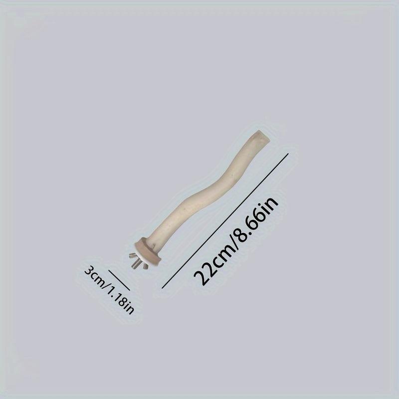 Solid Wood Bird Stand Stick Parrot Curved Station Rod for Pet Bird