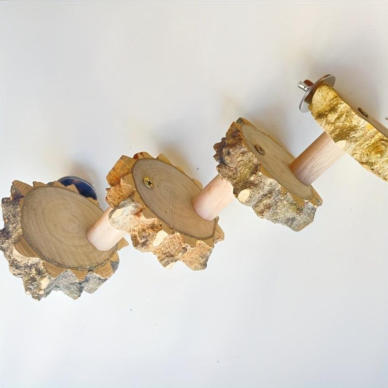 Wood Bird Climbing Ladder Parrot Biting Toy