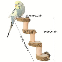 Wood Bird Climbing Ladder Parrot Biting Toy