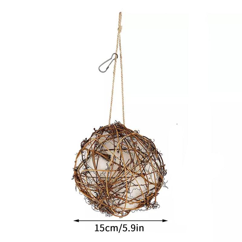 Natural Rattan Chewing Toys For Parrots