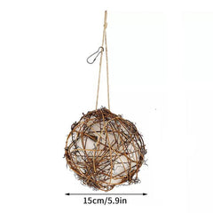 Natural Rattan Chewing Toys For Parrots