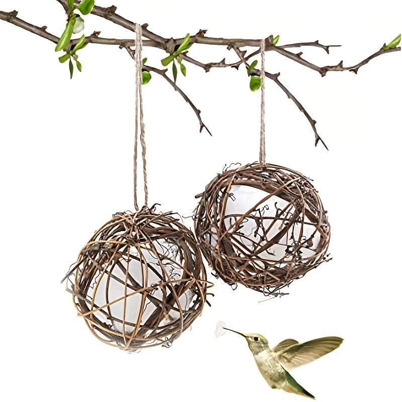 Natural Rattan Chewing Toys For Parrots