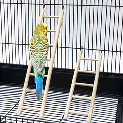 Wooden Pet Ladder Toy for Parrots and Hamsters