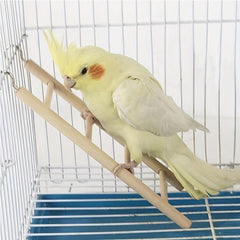 Wooden Pet Ladder Toy for Parrots and Hamsters