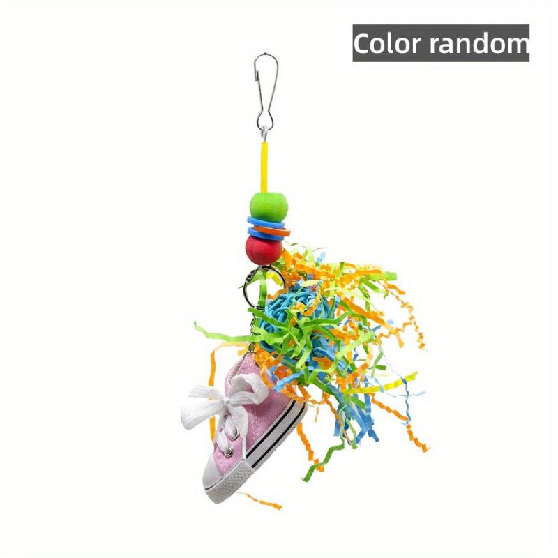 Interactive Parrot Chew Toys for Foraging and Shredding