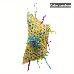 Interactive Parrot Chew Toys for Foraging and Shredding